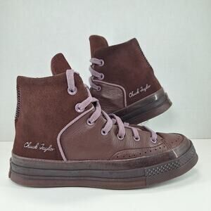 Converse Chuck 70 Marquis Leather High Eternal Earth A05619C Men's 5/Women's 7